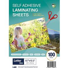 He-Shi Self Adhesive Laminating Clear Sheets 100 Micron A4 Size