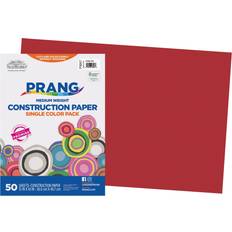 Prang Construction Paper Holiday Red 12 x 18 50 Sheets
