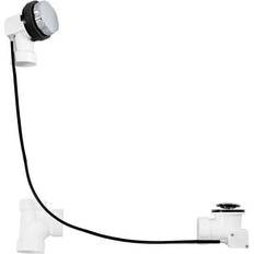 Westbrass Sch 40 PVC 35 in Cable Drive Bath Waste Polished Chrome D50P35-26