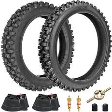 FVRITO 60/100-14 2.50-14 80/100-12 2 Tires and Inner Tube