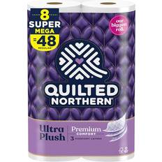Quilted Northern Ultra Plush Toilet Paper 8 Super Mega Rolls 48 Regular Rolls