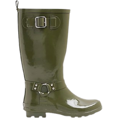 Wellingtons River Island Rubber Wellington Boots - Khaki