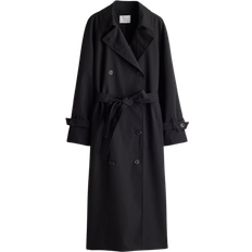 H&M Double Breasted Trenchcoat - Black