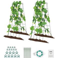 A-frame Cucumber Trellis 39 x 32 Foldable Metal Garden Trellis