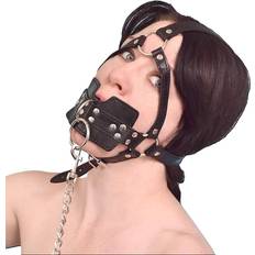 Honeylust Faux Leather Muzzle with Leash & Silicone Ball
