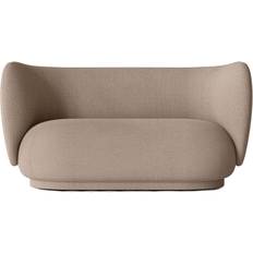 ferm LIVING Rico Bouclé Sand Sofa 150cm 2 personers