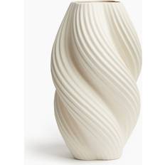 H&M Tall Creamy Vas 30.1cm