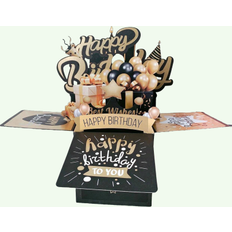 Shein Cards & Invitations Happy Birthday 3D Pop-Up Box