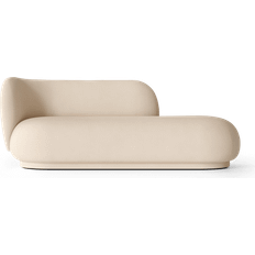 ferm LIVING Rico Divan Left Brushed Off-White Sofa 203cm