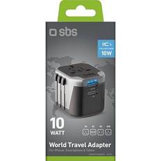 SBS Universal rejseadapter 12W
