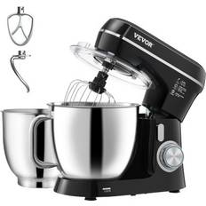 Food Mixers & Food Processors Stand Mixer 4.4 QT+5.3 QT Electric Dough Mixer 450W 10 P Speeds Food Mixer