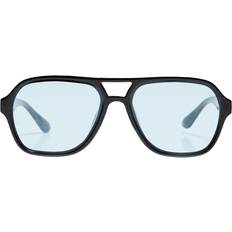 Bershka Sunglasses Black/Blue