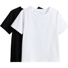 H&M T-shirt 2-pack - Svart/Vit (1236366003)