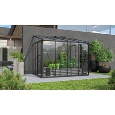 Glas Vægdrivhuse Vitavia Ida 5200 Vægdrivhus 3mm Hærdet Glas Aluminium Glas