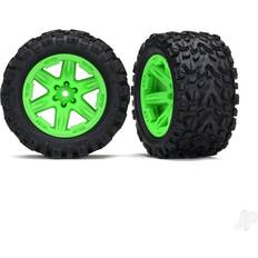 Traxxas RC Accessories Traxxas 6773G 2.8 Inch Green RXT Wheels with Talon Extreme Tires