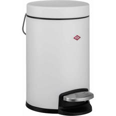 Wesco Cosmetic Bin 3L Step On Rubbish Bin Matt White