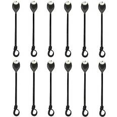 Polished Coffee Spoons Gourmet Settings Twist N Shout 18/10 Stainless Iced Beverage Set of 12 Coffee Spoon 8.5" 12pcs