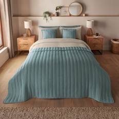 Blue Bedspreads Silentnight Supersoft Quilted 150 x 200 cm - Bedspread Blue (200x)