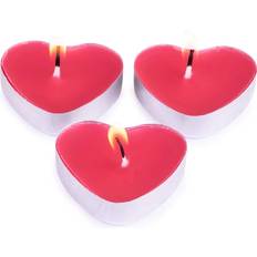 Utomhustålig Stearinljus Pajoma Love Tealights Red/White Stearinljus 50st