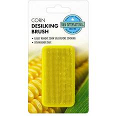 R&M International Corn De-Silking Brush One Size Green Yellow Kitchen Utensil