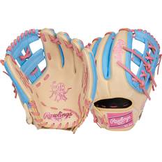 Rawlings 11.5 in Heart of the Hide Fielding Baseball Glove - Beige / Blue