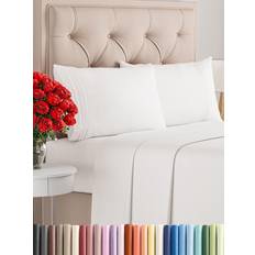 CGK Unlimited Comfy Breathable & Cooling Bed Sheet White (274.3x259.1cm)