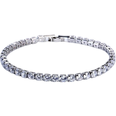 Shein Nooxian 1 Men's Hip Hop Diamond Bracelet Sparkling Unisex Micropaved Zirconia Bracelet