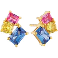 Sif Jakobs Earrings Ivrea Tre - Gold/Multicolour