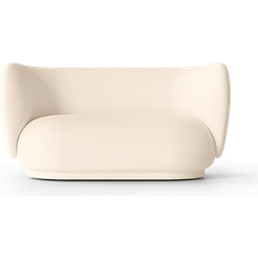 Mönster Soffor ferm LIVING Rico Wool Bouclé Off-White Soffa 148cm 2-sits