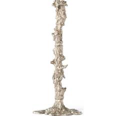 Drip Candle Holder Silver 19.7 H