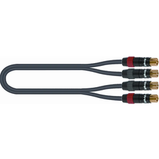 Quik Lok 2xRCA - 2xRCA M-M 1.5m