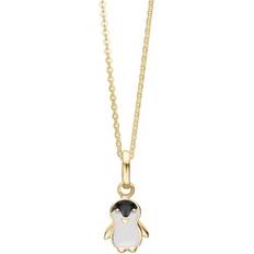 Aagaard Penguin Necklace - Gold/Black/White