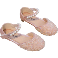Leather Sandals Shein Infant/Toddler Girls Flat Shoes Princess Crystal Shoes For Spring And Autumn