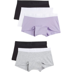 H&M Cotton Boxer Briefs 5-pack - Light Purple/Black (0561307082)