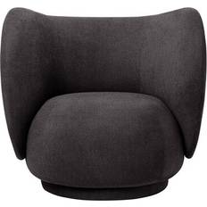 Cottons Lounge Chairs ferm LIVING Rico Dark Grey Lounge Chair 79cm