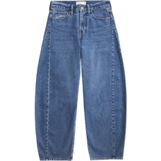 Abercrombie and fitch Abercrombie & Fitch Mid Rise Barrel Jeans - Medium