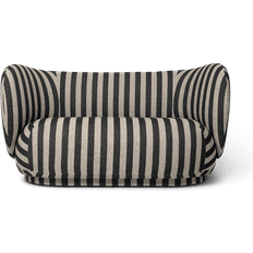 ferm LIVING Rico Louisiana Black/White Soffa 148cm 2-sits