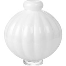 Louise Roe Balloon Opal White Vase 25cm