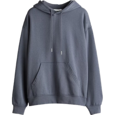 H&M Man Kleding H&M Hooded Top - Blue/Grey