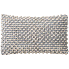 Dunelm Jersey Cushion Cover Blue, White (50x30cm)