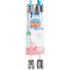 Cupcake Doll & Stroller Blue