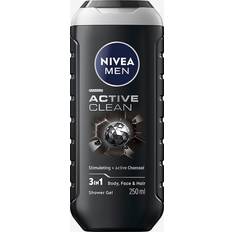 Nivea Active Clean Shower Gel 3 in 1 250 ml 250ml