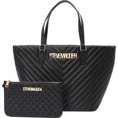 Steve Madden Tasker Steve Madden Shopper - Black Synthetic Blk