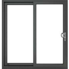 PVC Doors Crystal Upvc Sliding Patio Grey 209cm H 179cm W x 7cm D External Door (90x)
