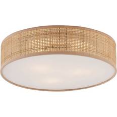 QAZQA Takplafonder QAZQA Orientalisk Rottingtaklampa 38 cm Takplafond