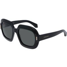 Sunglasses Ferragamo Rivert Oversized Square Sunglasses - Black