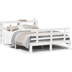 vidaXL Bed Frame with Headboard 150x200 cm King Size
