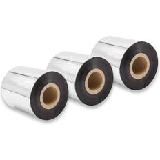 Ribbons on sale VHBW Thermal Ribbon Compatible Zebra Z4M ZM400 Z6M Plus 70 mm x 300 m Wax-Plus Black