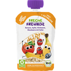 Bio Quetschie Banana, Apple, Raspberry, Blueberry with Oats 100g
