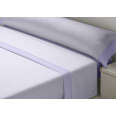 Dor Bedding Set VARTO Light Mauve Small Double Franela Bed Linen